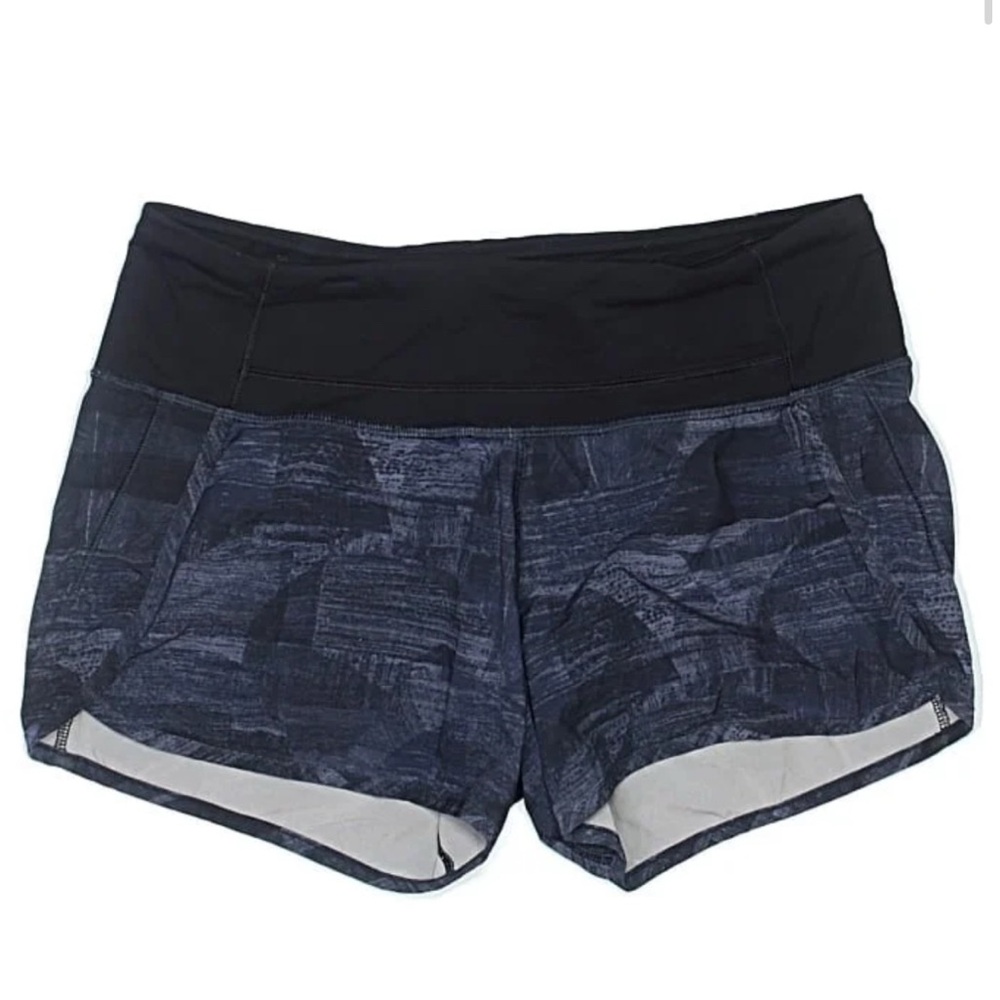 lululemon athletica Black and Gray Athletic Shorts